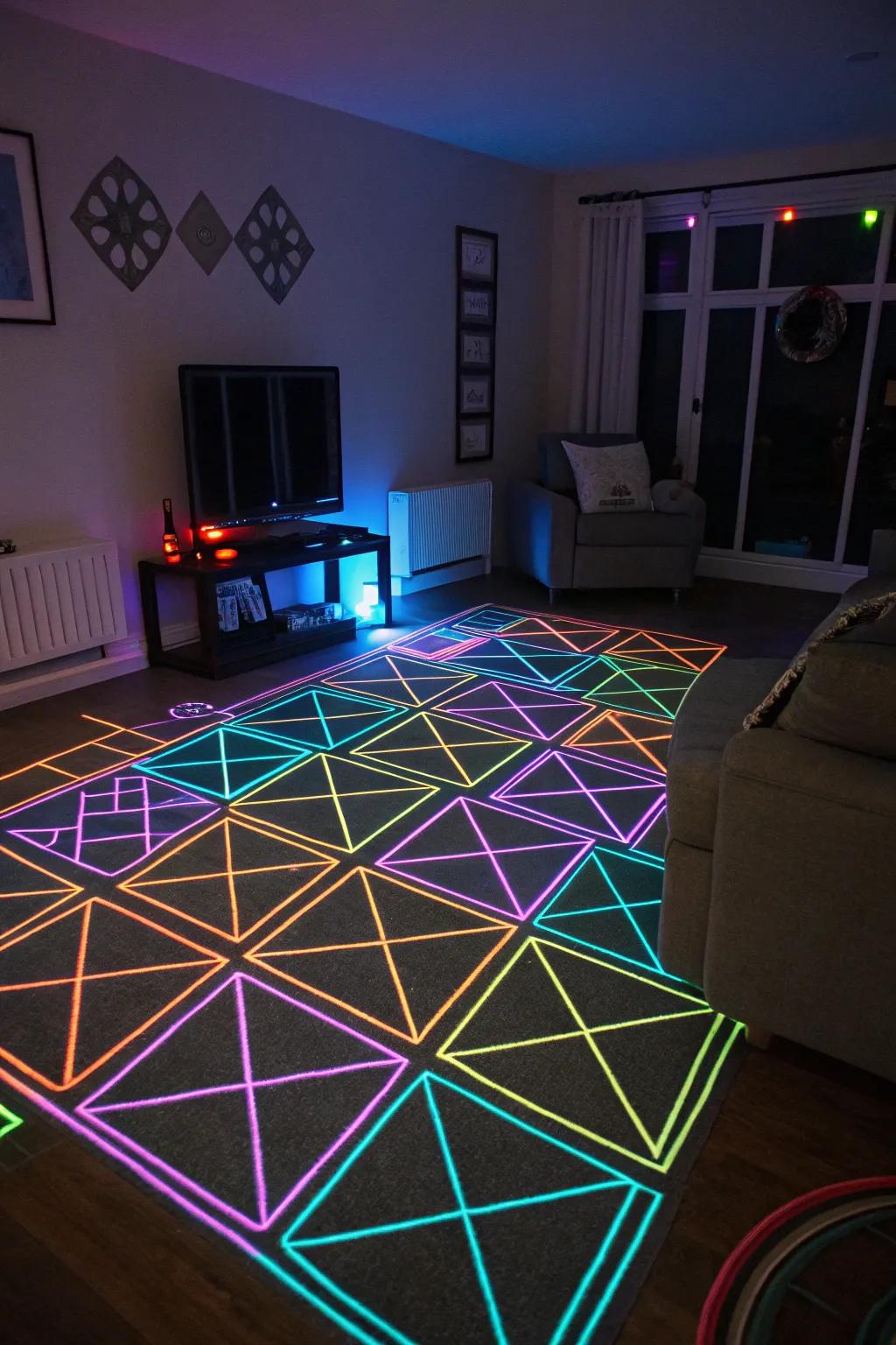 A shining dance surface infuses vitality into any gathering.