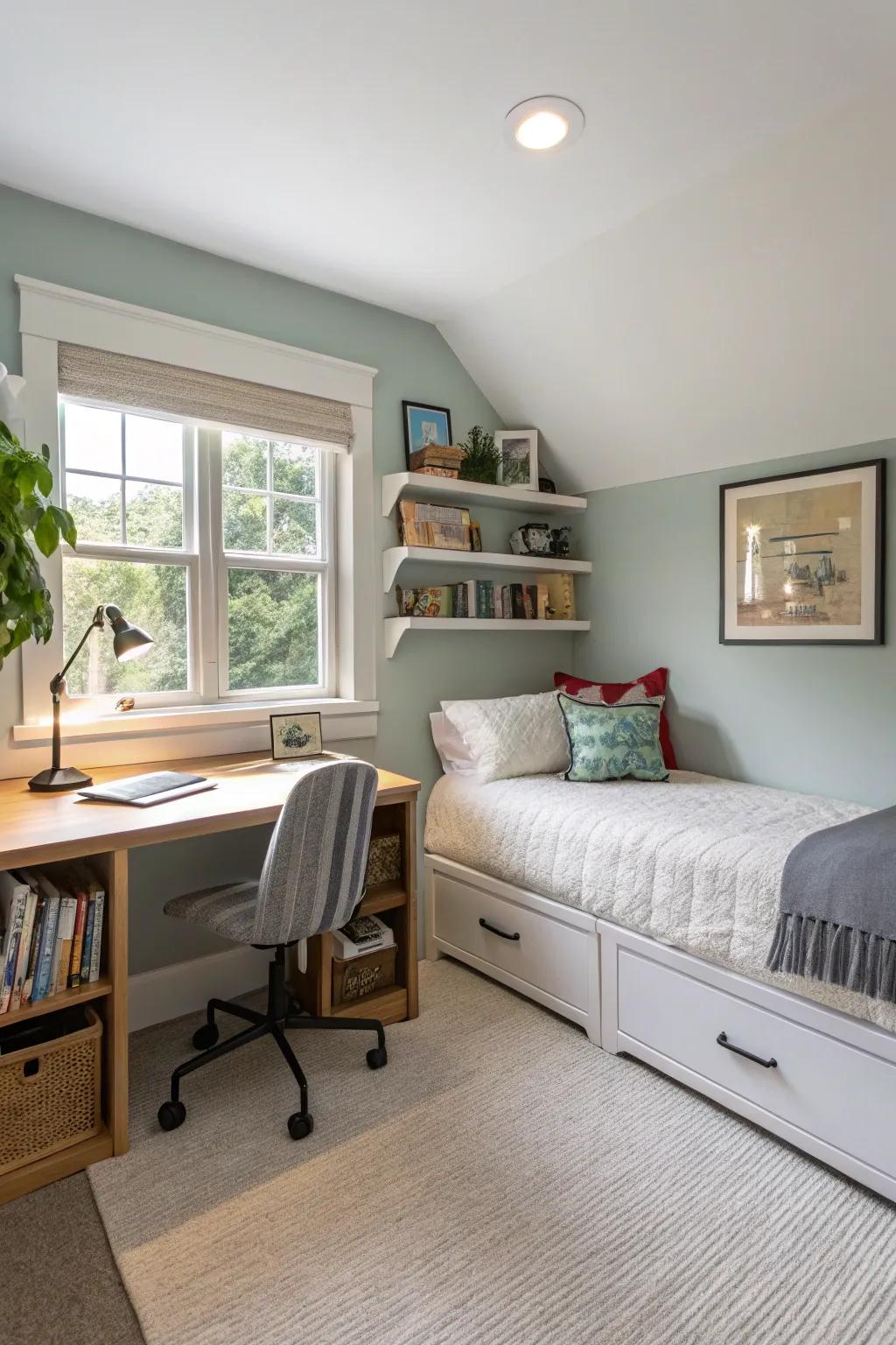 Maximize compact areas through effective layouts.