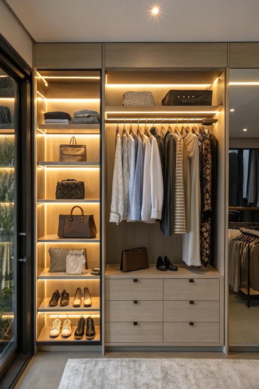 Task lighting enhances both ambiance and clarity.