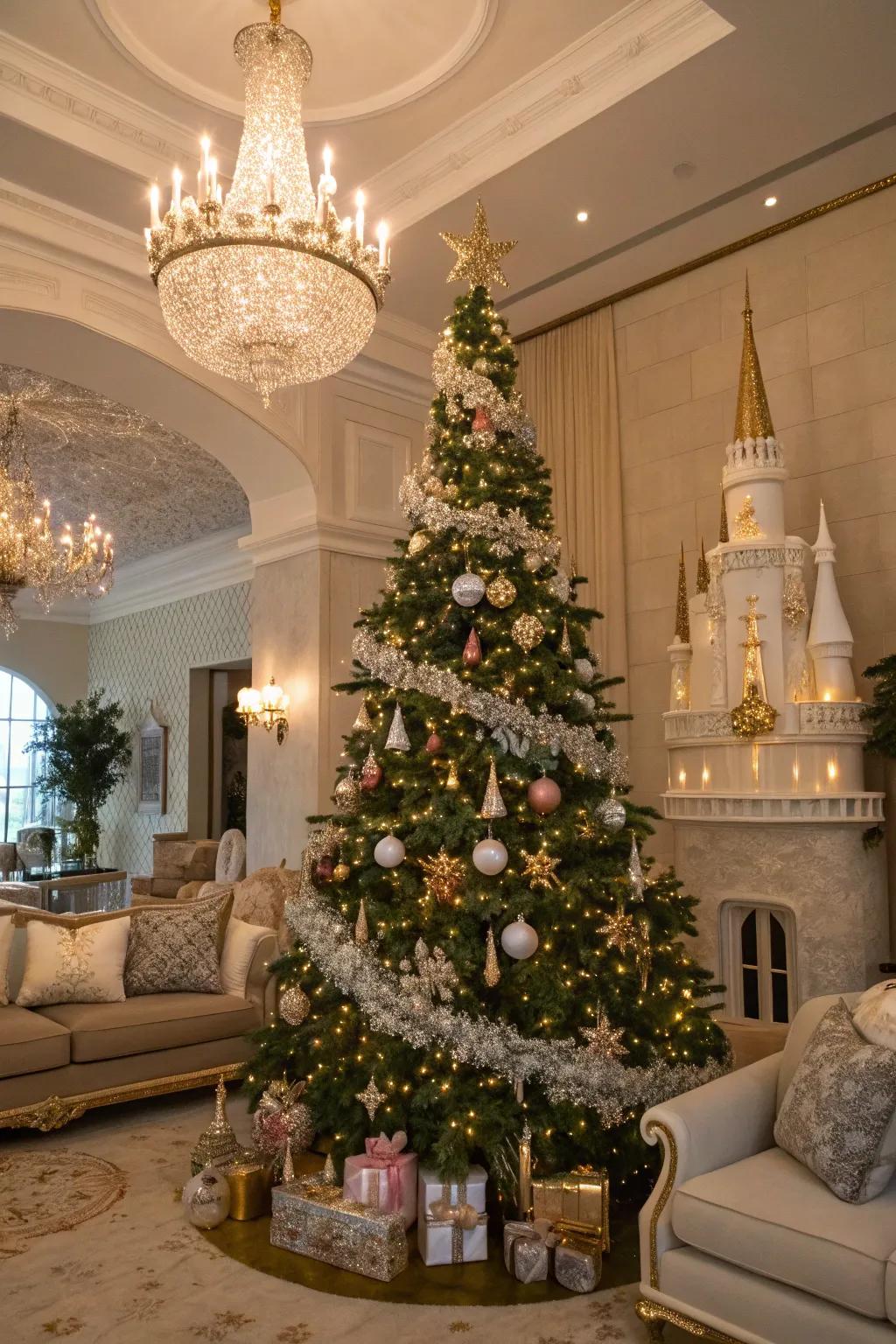A fable-themed tree that adds royal charm to your holiday.