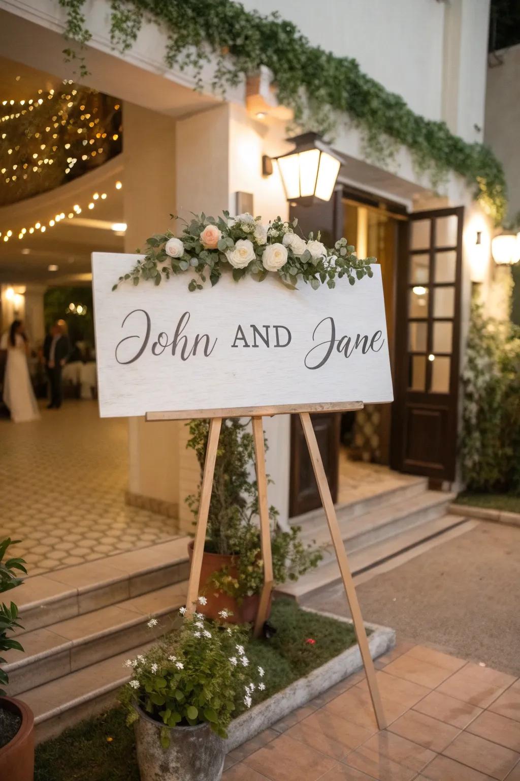 Personalize your space with custom signage.