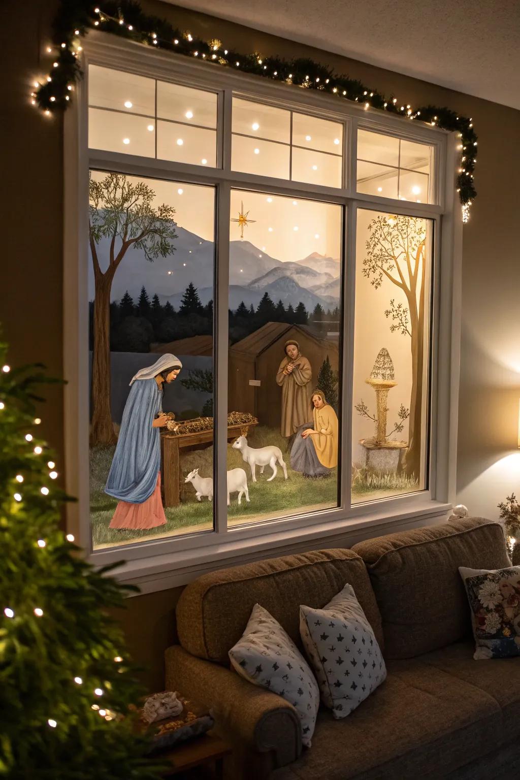 Commemorate the essence of Christmas via a conception panorama.