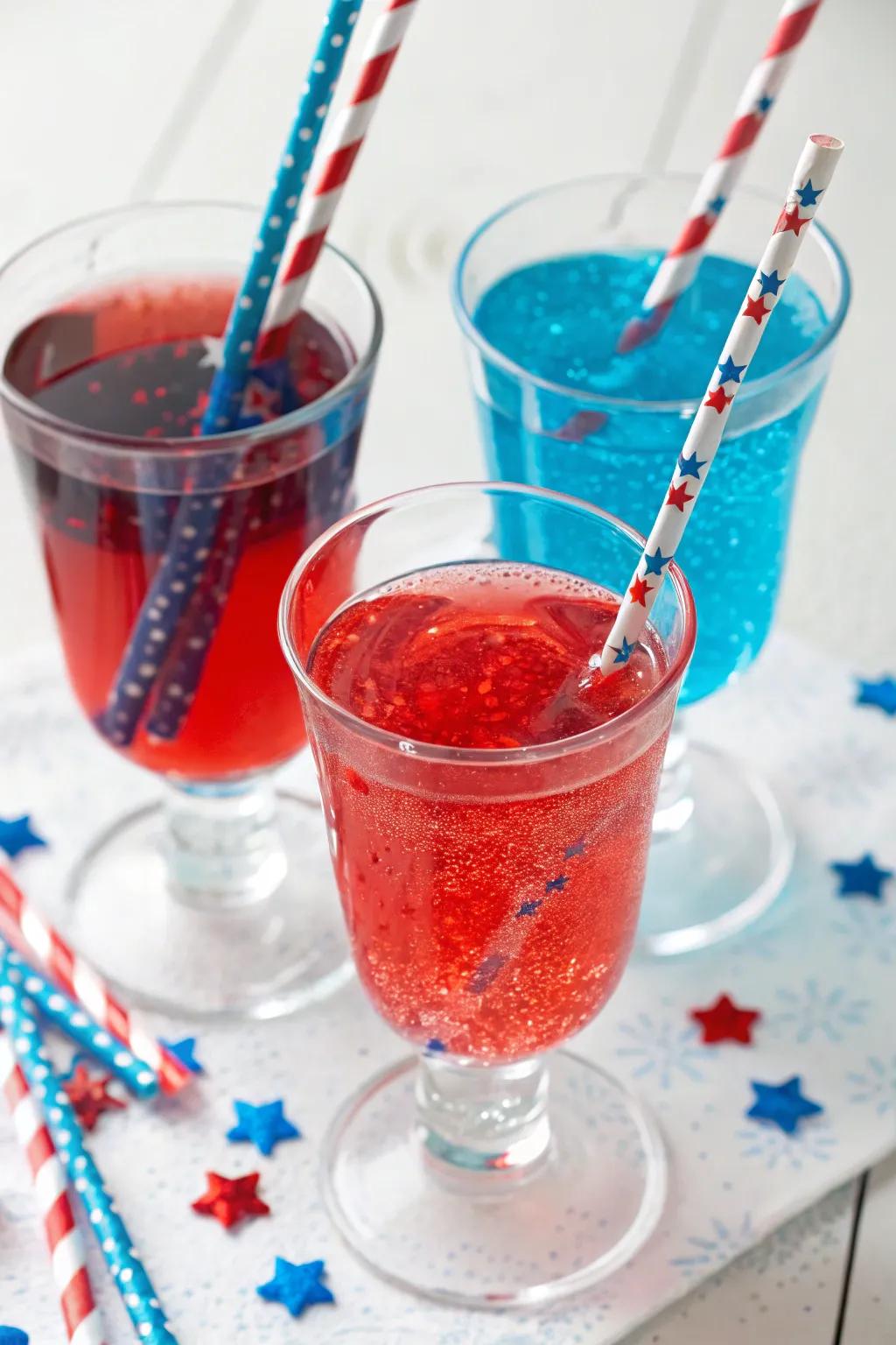 Themed beverages contribute a refreshing elegance to the gathering.