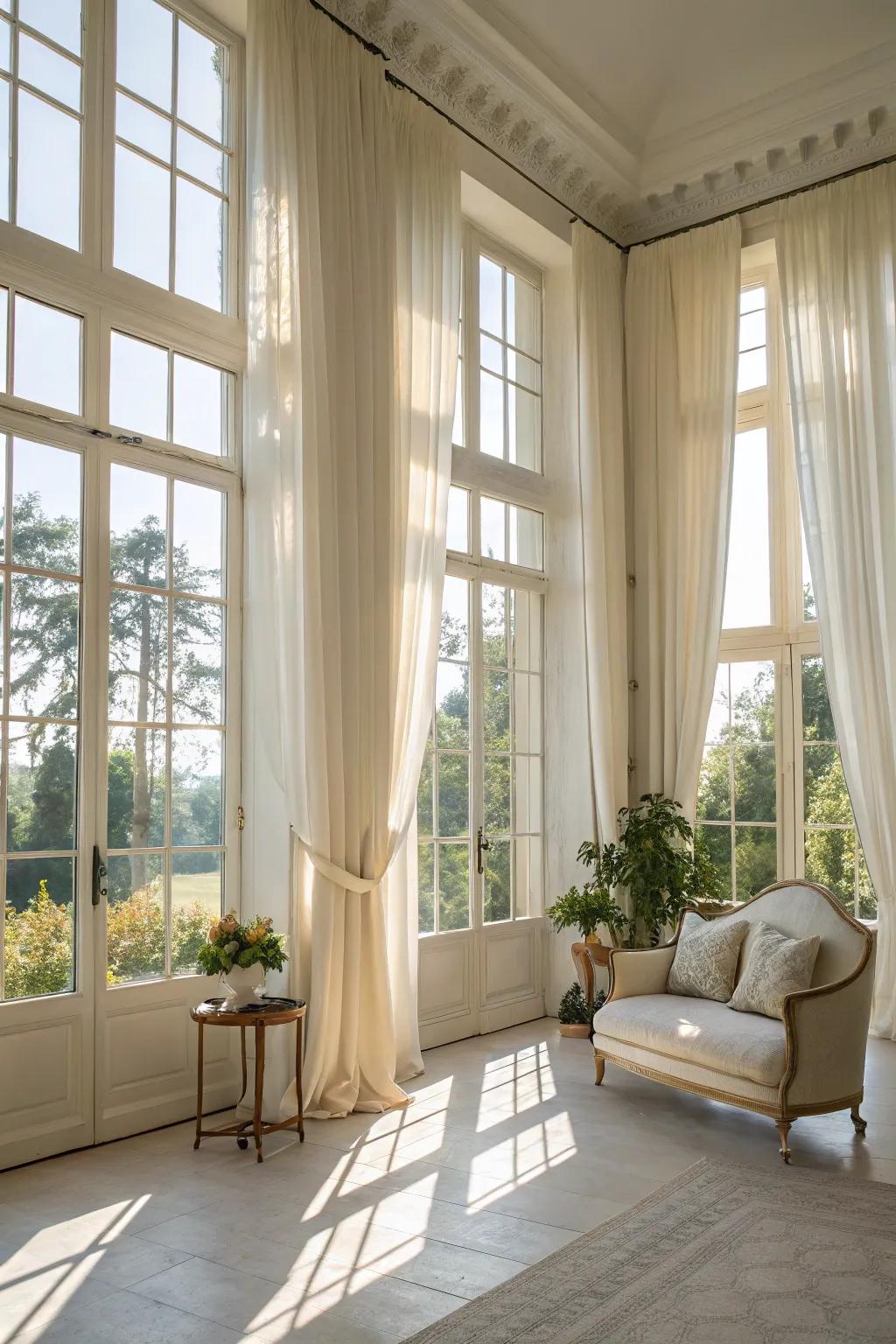Open areas filled with light amplify the coastal atmosphere.