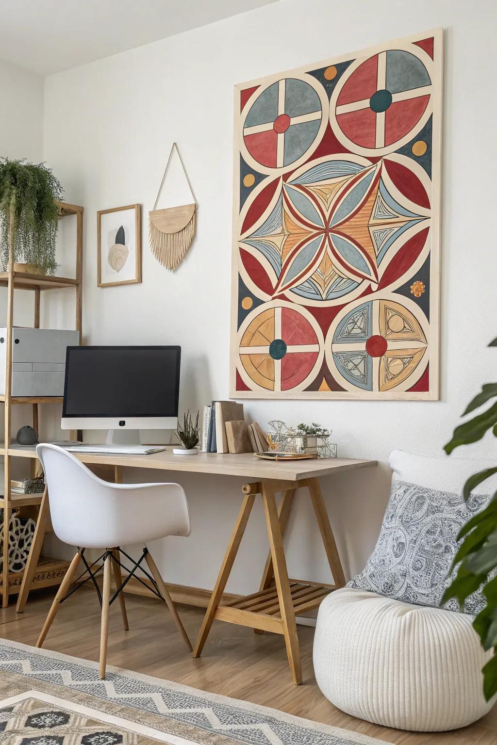 Symmetrical layouts impart a contemporary and elegant touch to your decor.