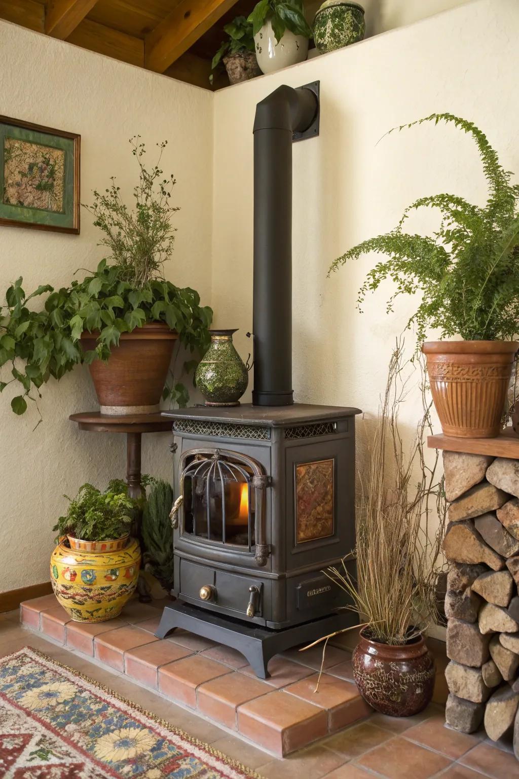 Decorative accessories can customize and enhance your fireplace area.
