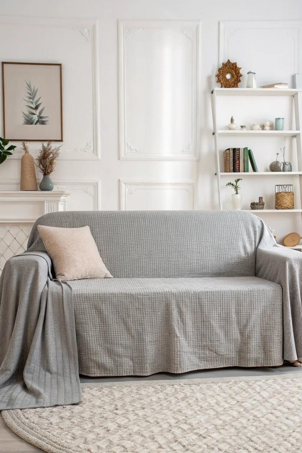 Understated hues introduce an understated elegance to your sofa.