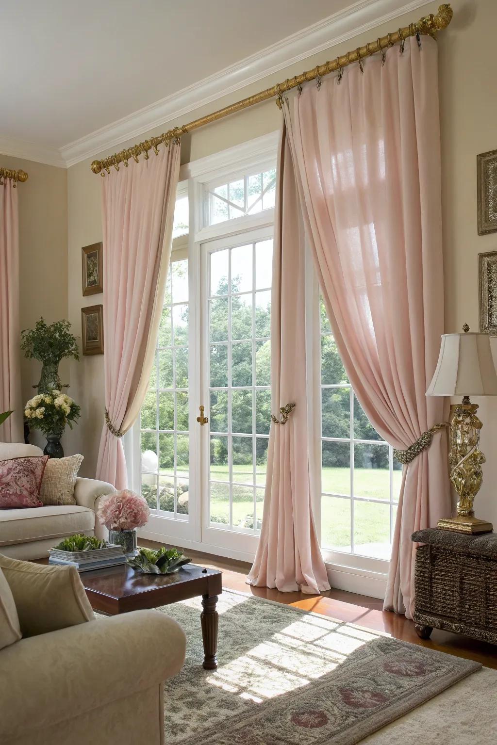 Innovative fasteners contribute character to your window dressings.