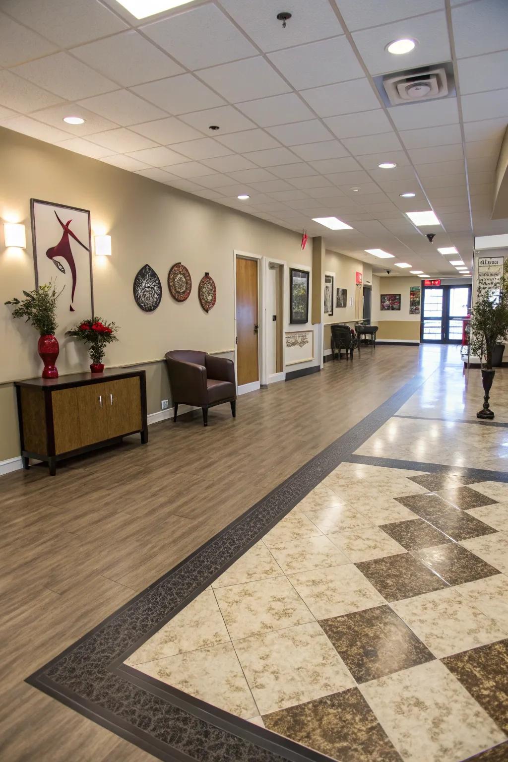 Durable flooring that can withstand time.