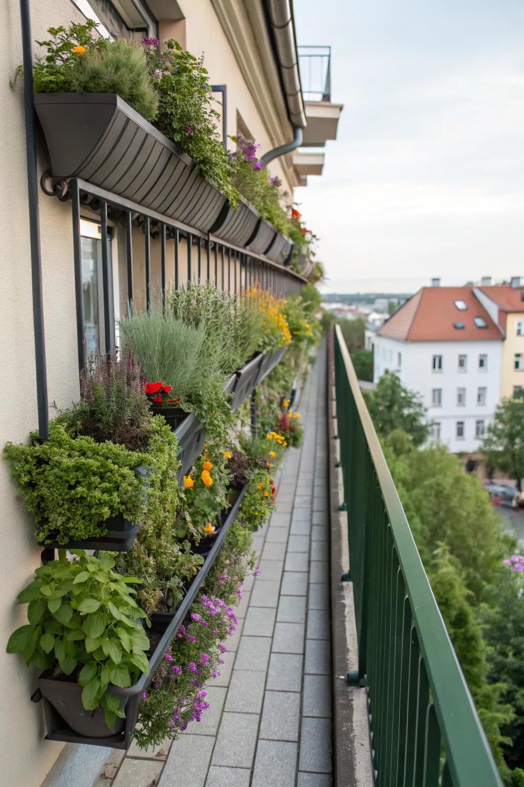 A loft garden conveys nature nearer to the abode.