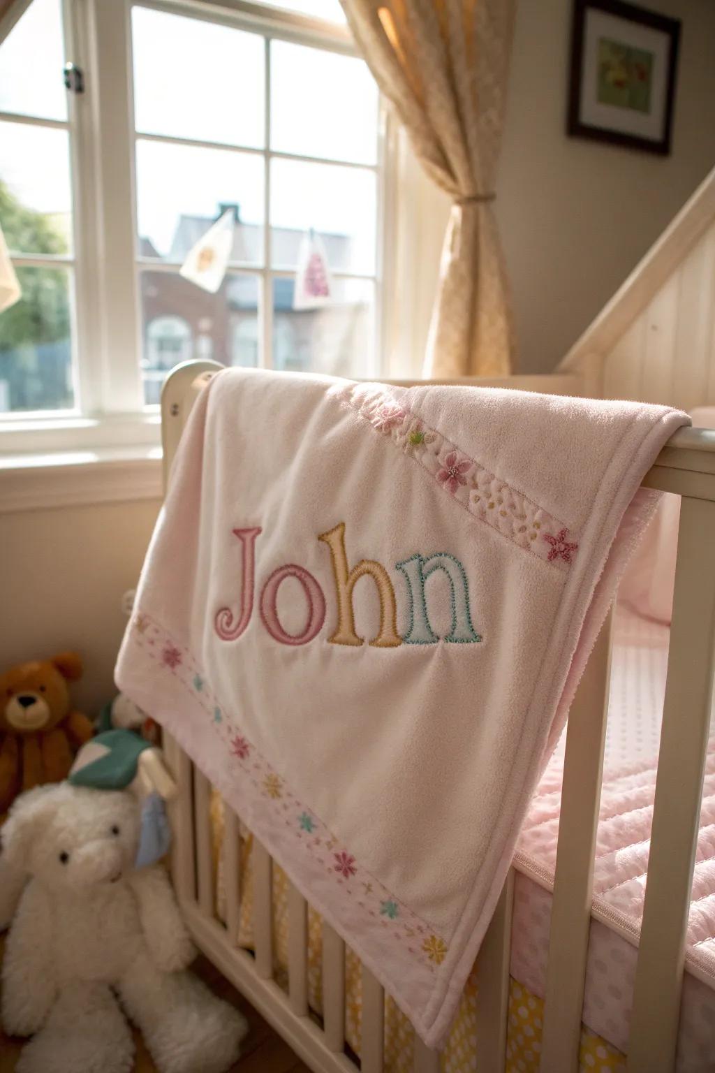 A tailored keepsake for the newest family member.