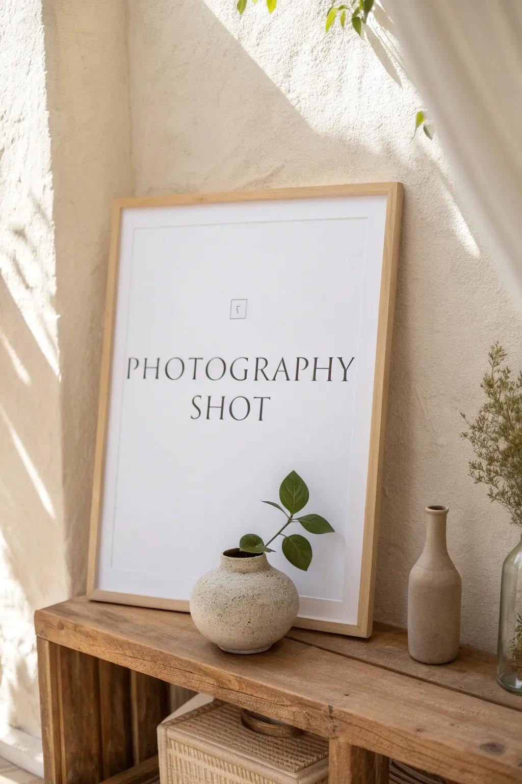 Embrace simplicity with a minimalist event advert design.