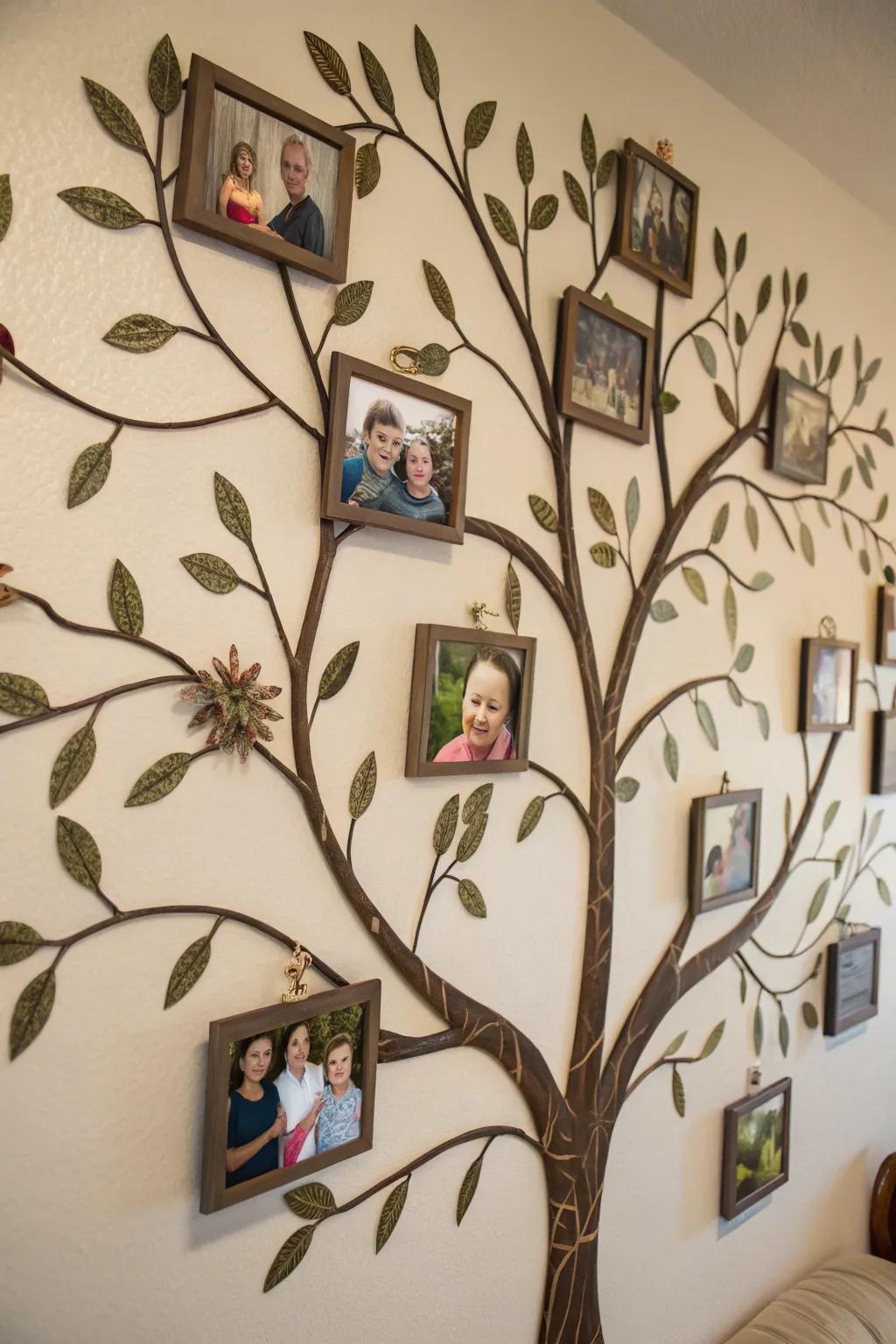 An ancestry image display brimming with history.