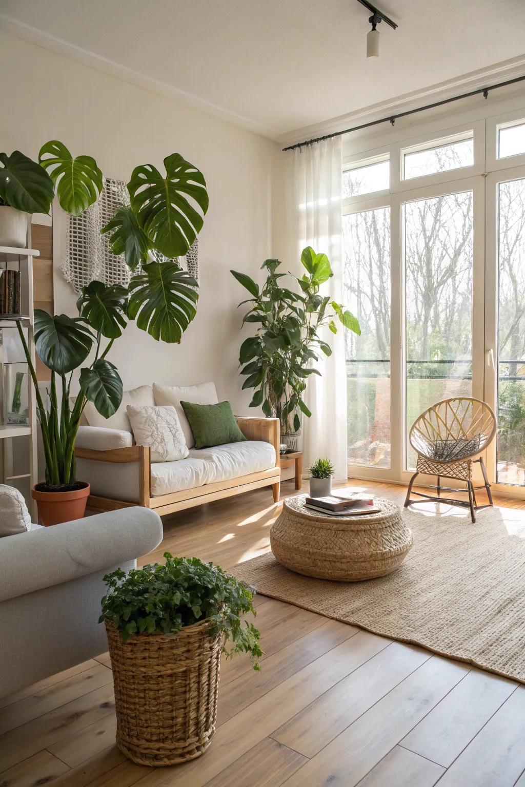 Reed floors deliver a sustainable and fashionable choice.