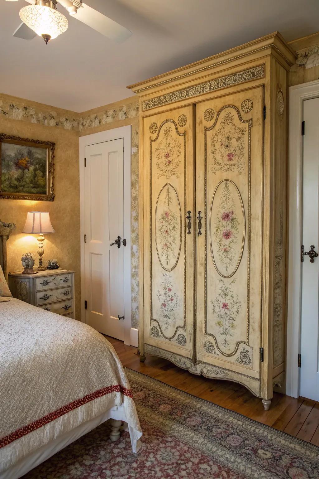 Vintage doors enrich a space with history and appeal.
