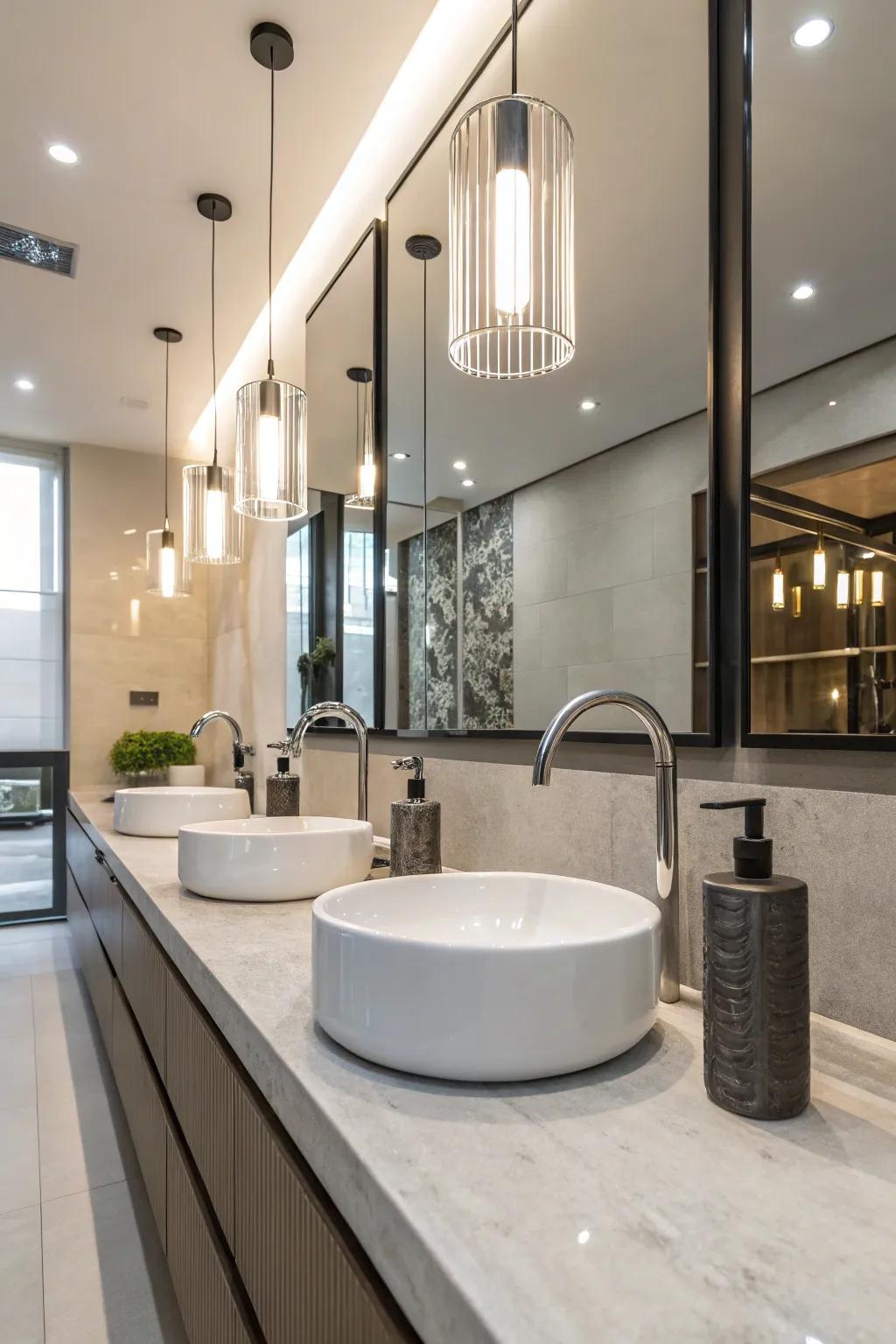 Sleek hardware introduces both design and practicality to your bathroom.