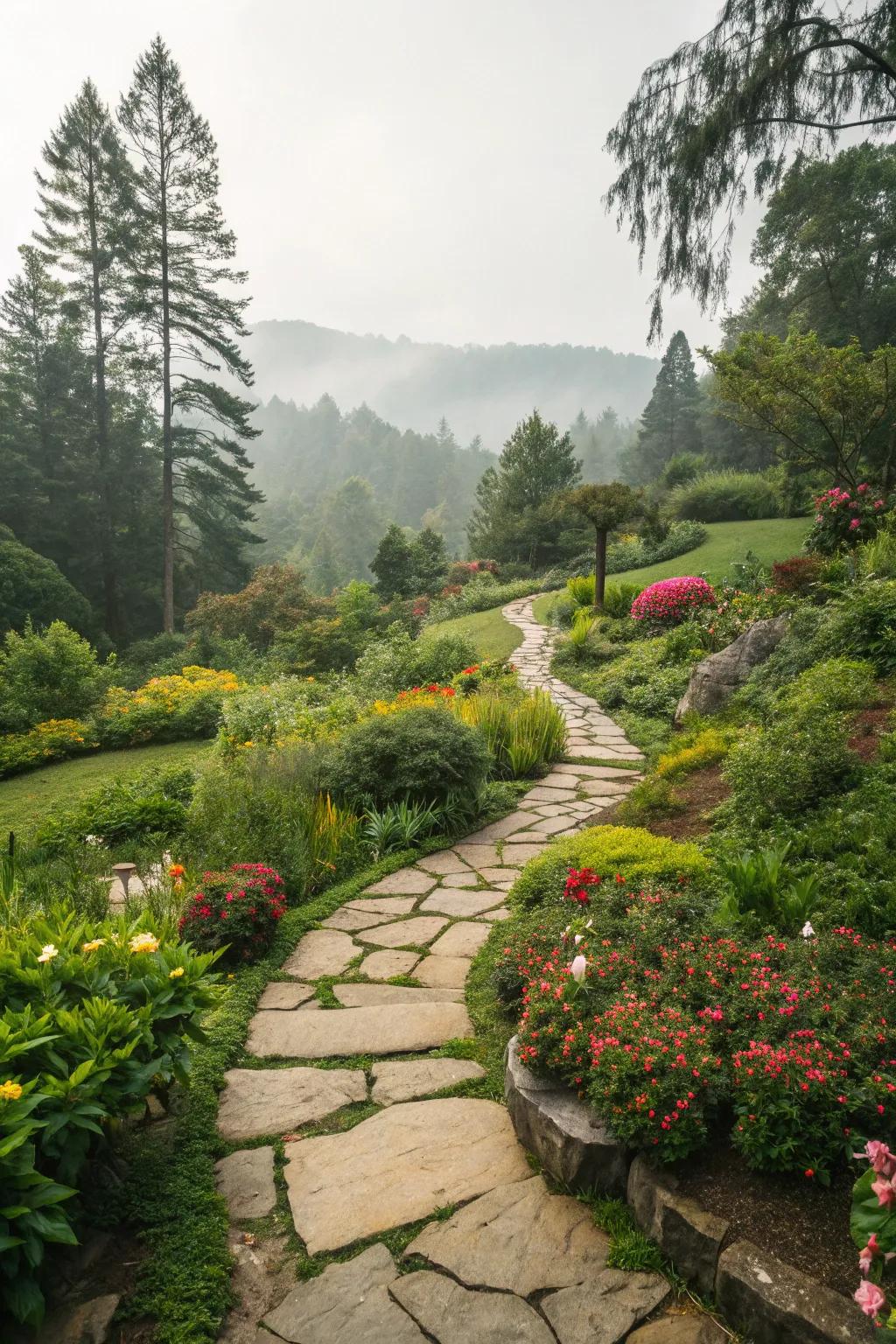 Walkways introduce direction and charm to any landscape design.