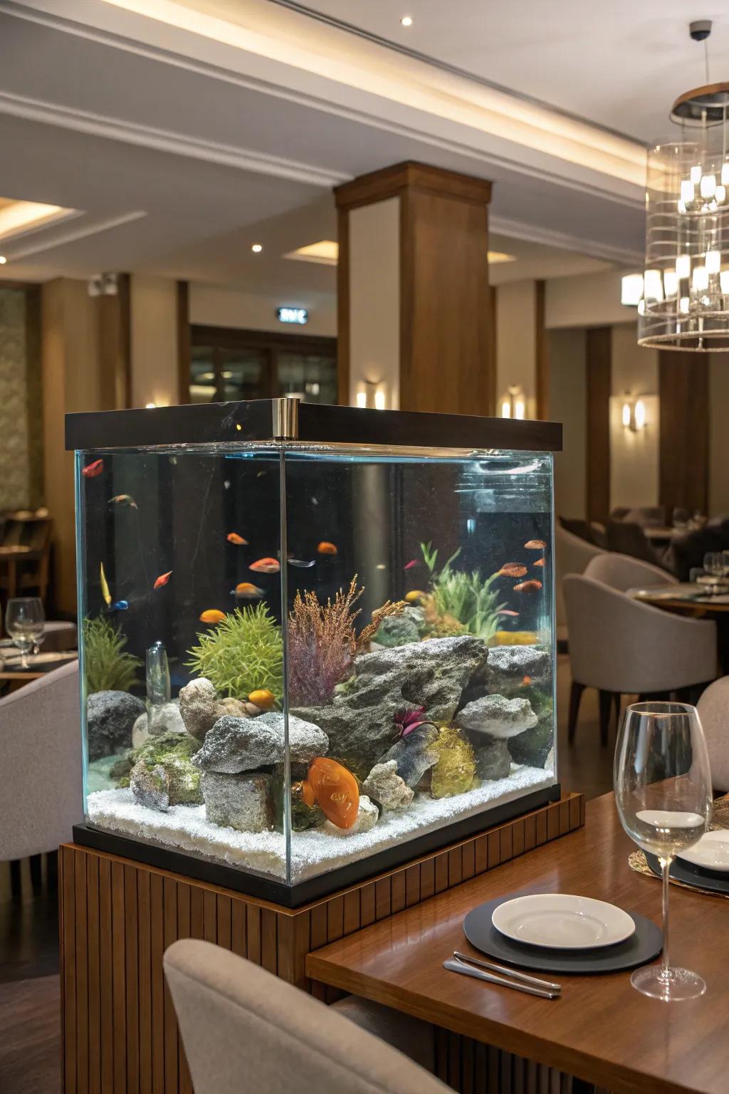 A diverse selection of fish adds hue and animation to your aquarium.