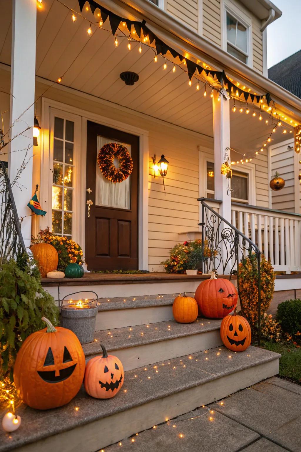 Halloween aspects contribute pleasure and festivity to pumpkin exhibits.