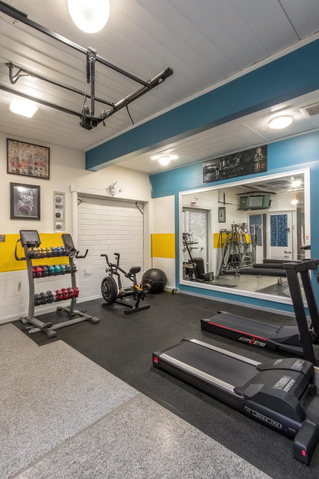 Keep fit in the comfort of your own garage gym.
