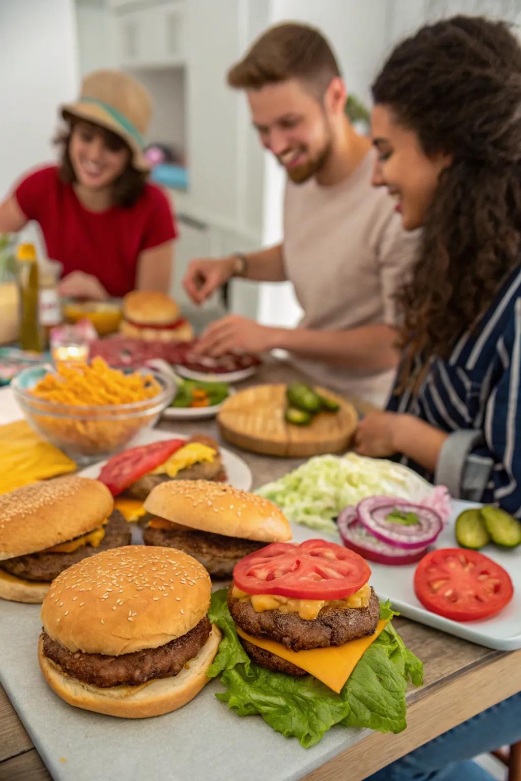 Prepare the ideal burger tailored to your taste.