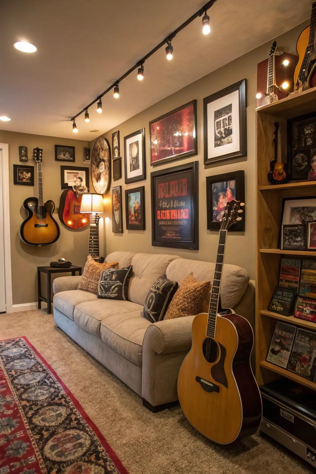 Individual touches make the room unique.