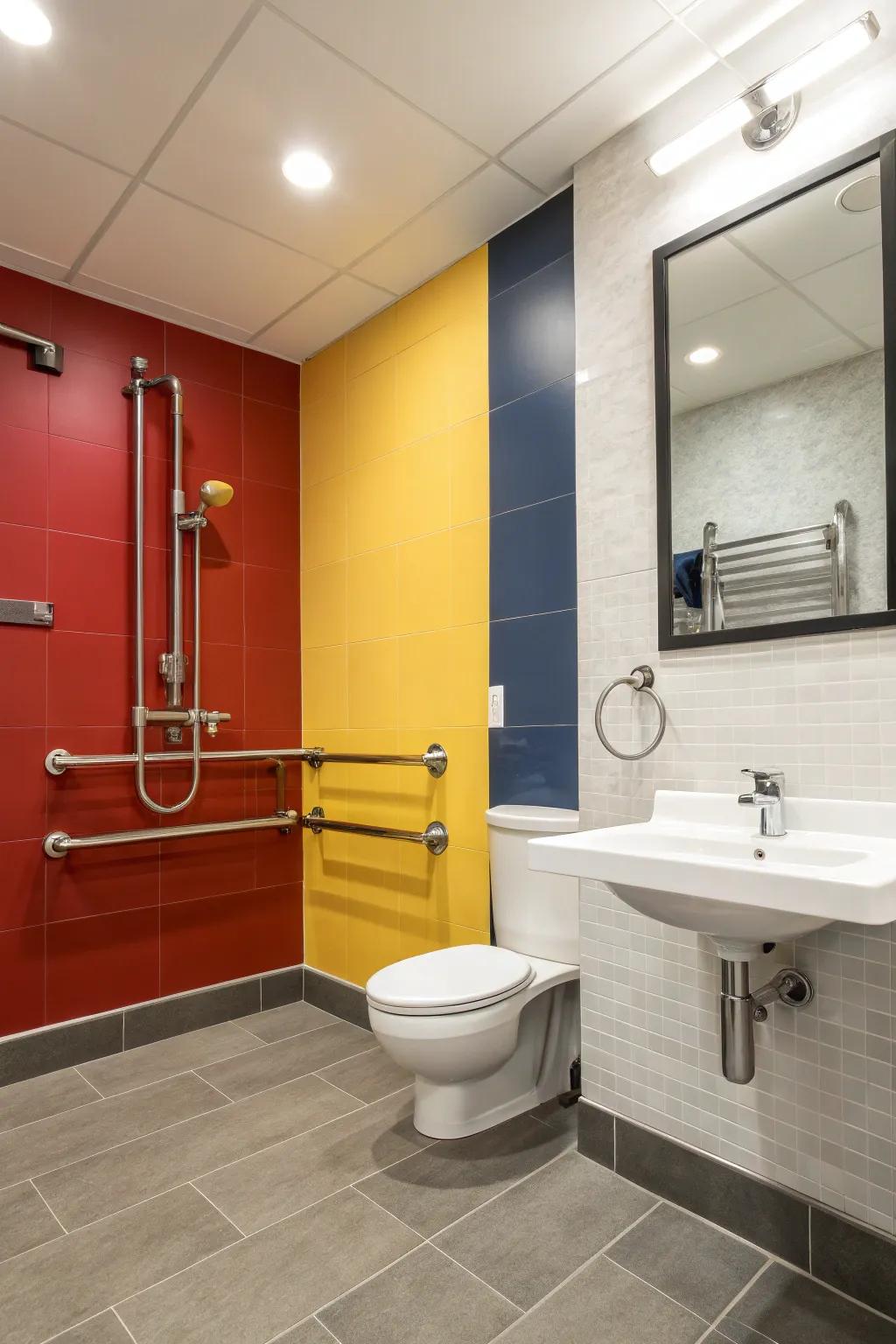 Opposing tones enhance visibility and add visual appeal.
