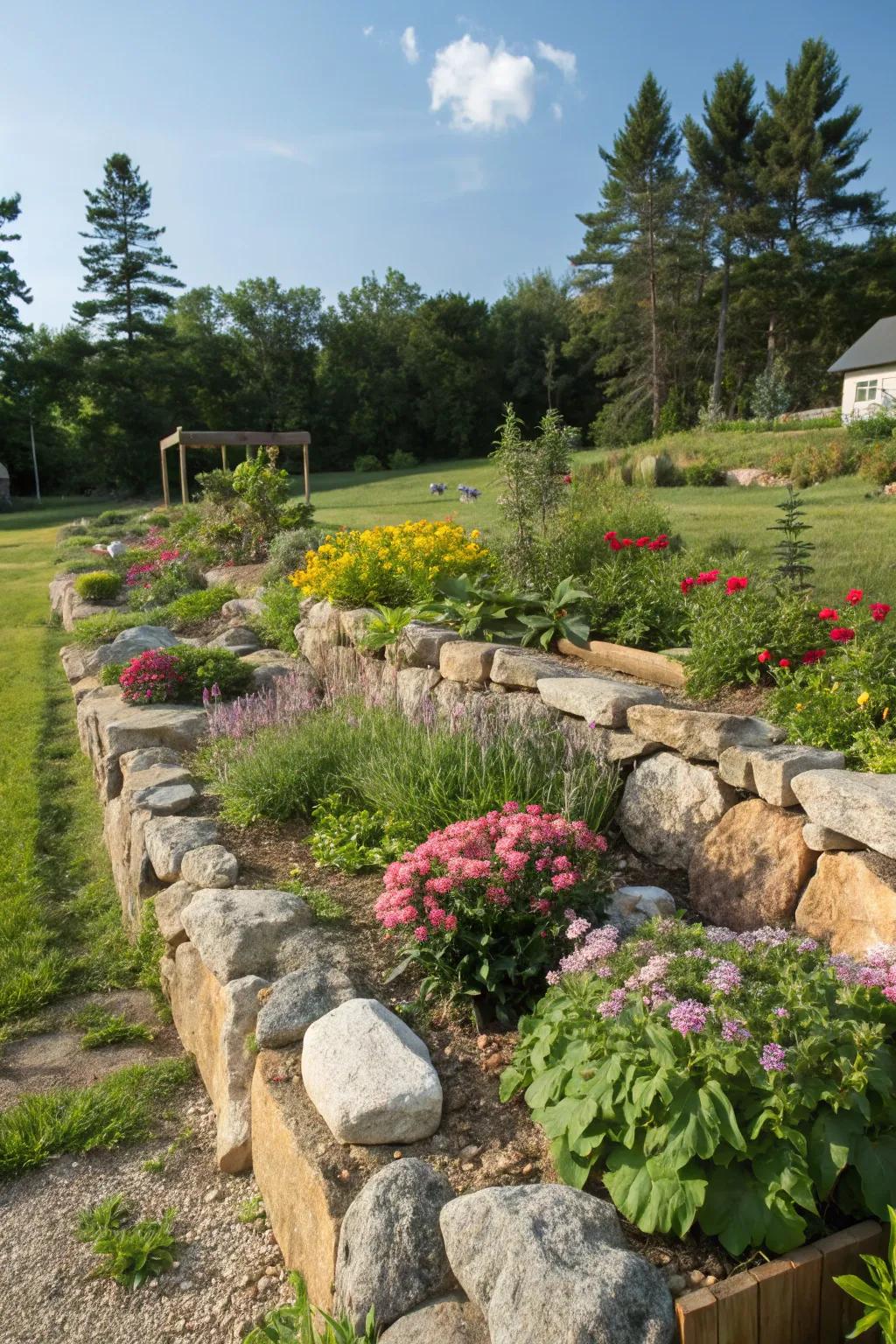 Your garden plan gains structure and diversity from raised beds.