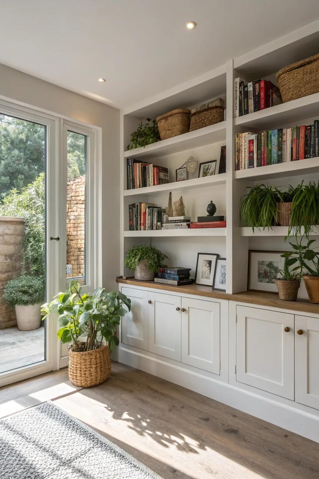 Combine design and functionality with clever integrated solutions.