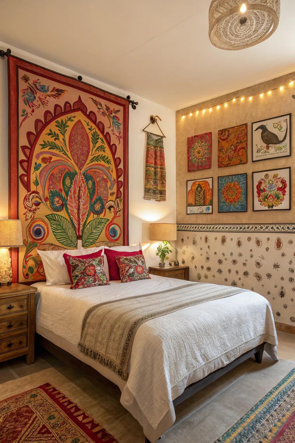 Indian art adds color and storytelling to your space.