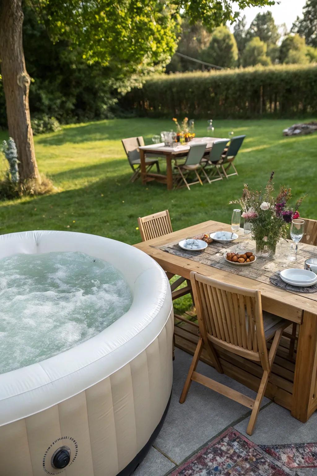 A versatile expanse conducive to both amusement and relaxation.