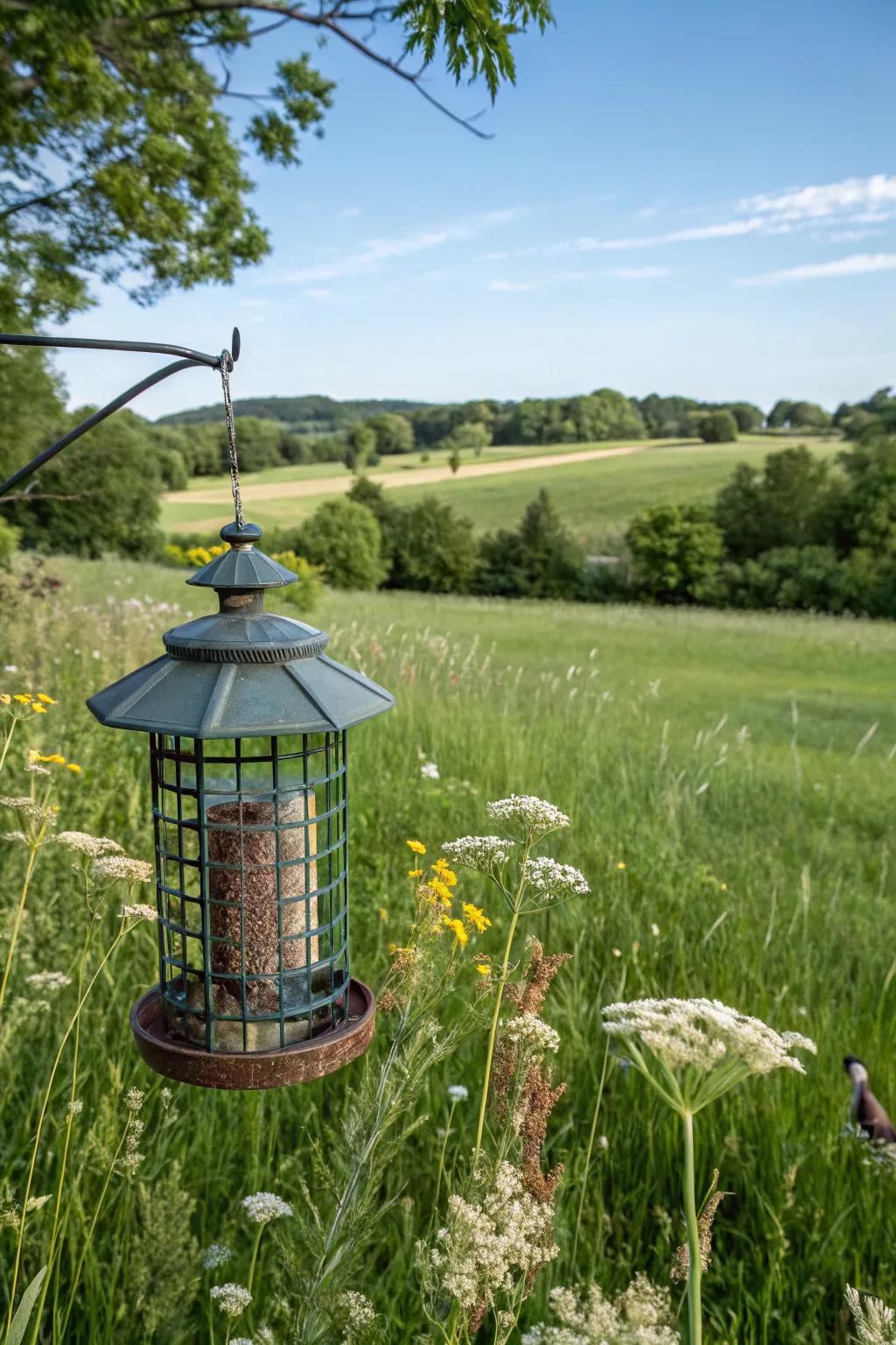 Open spaces foster a welcoming atmosphere for both birds and viewers.