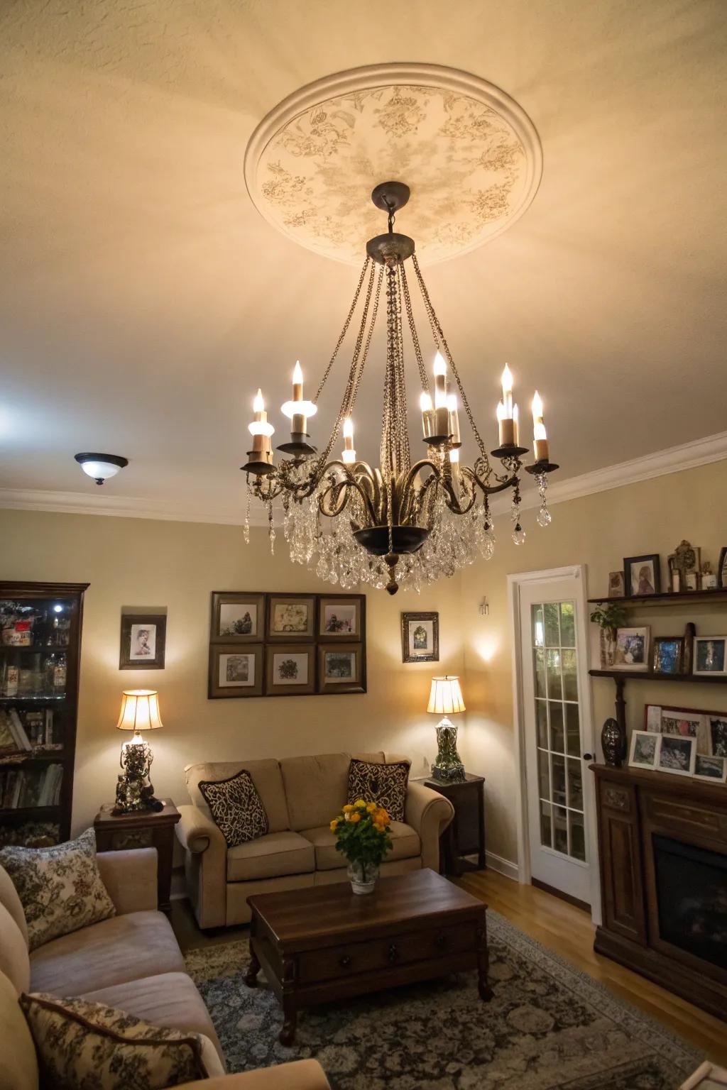 Lighting establishes the mood and introduces style.