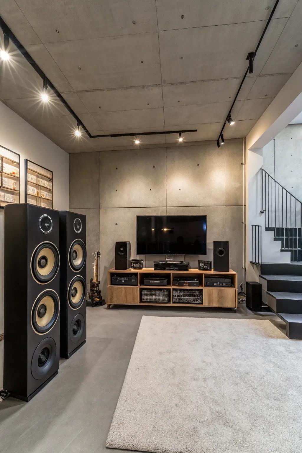 Immerse yourself in superior sound using a well-designed audio setup.