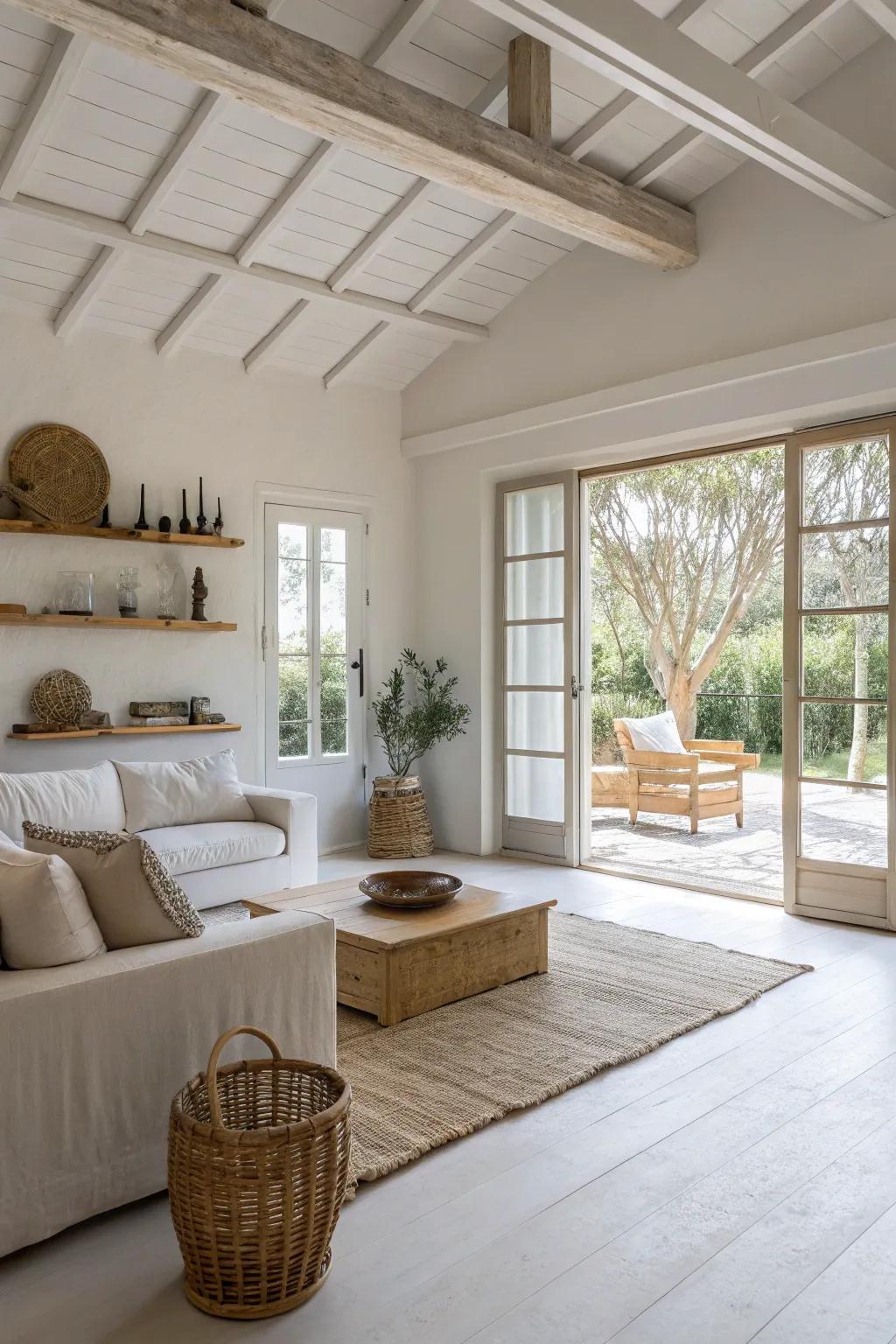 Open spaces are key to achieving a minimalist look.