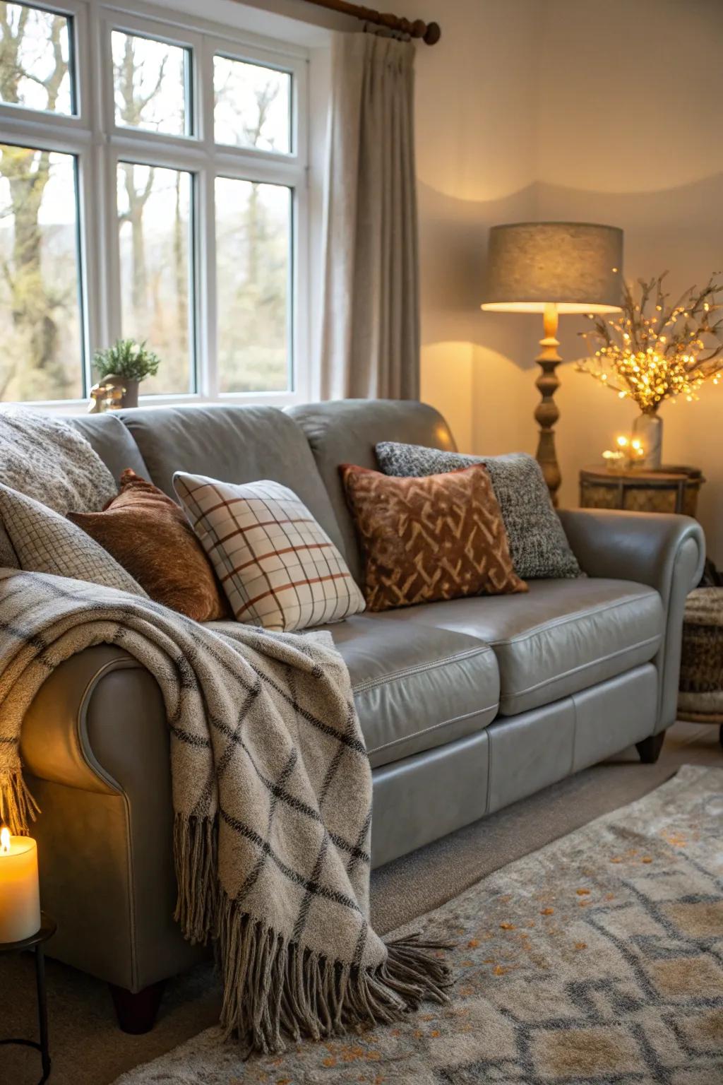 A snug and welcoming lounge with a temperate ambiance.