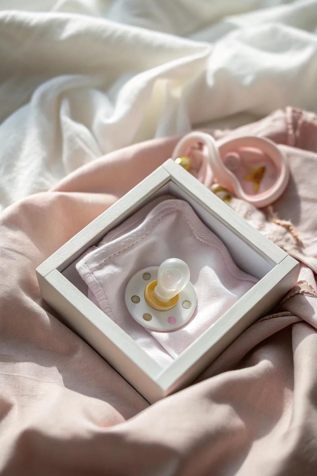 A comforting soother nestled among cherished memories.
