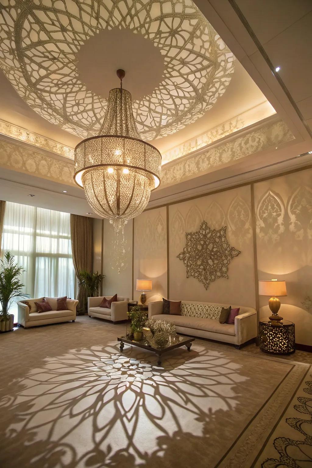 Statement lighting can drastically change your living space.