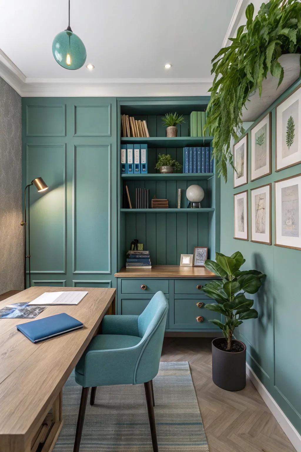 A thoughtfully chosen color theme can improve focus and creativity.