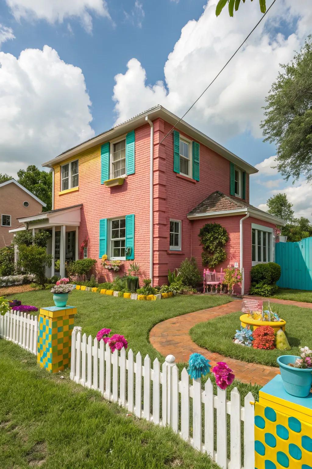 Vivid colors bring joy and personality to your home's exterior.