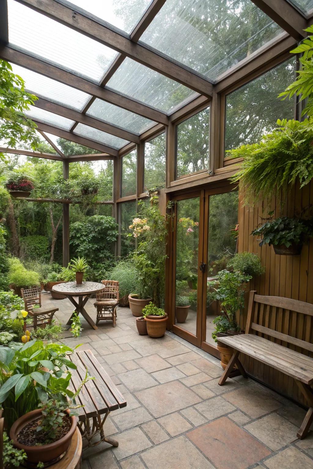Convey the allure of nature within your patio boundary.