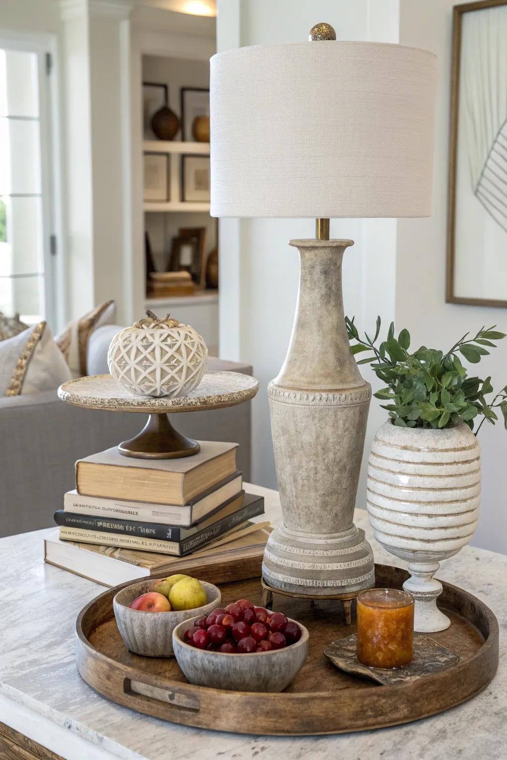 Layering incorporates dimension and fascination into your product showcases.