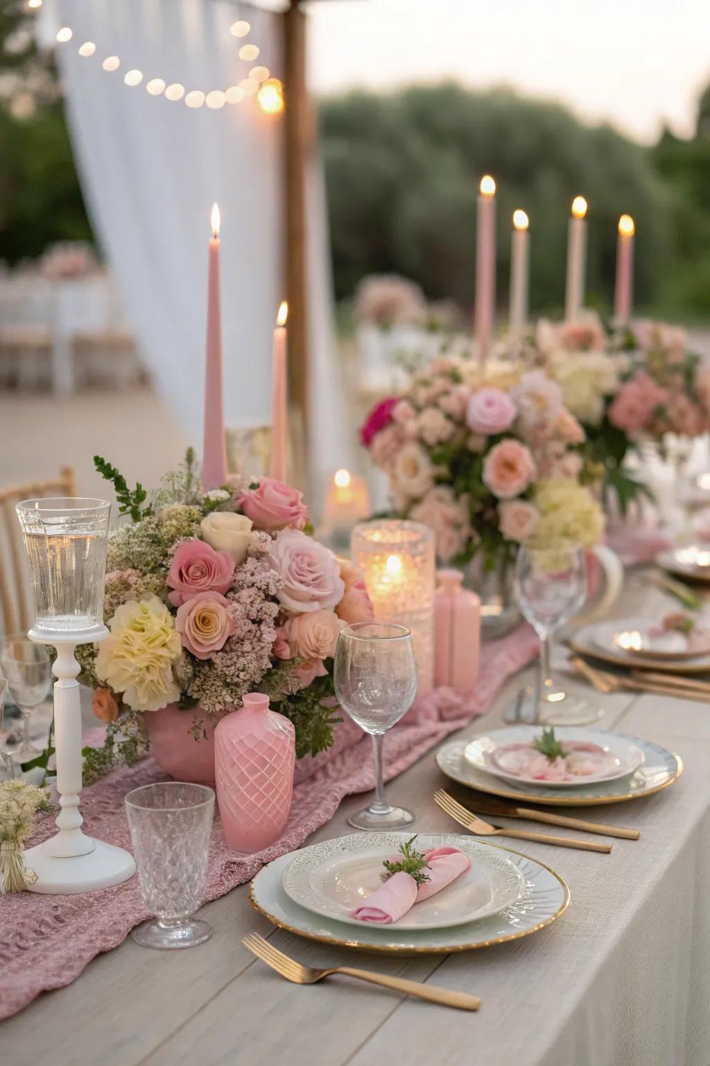 Coordinated colors create a harmonious and elegant theme.