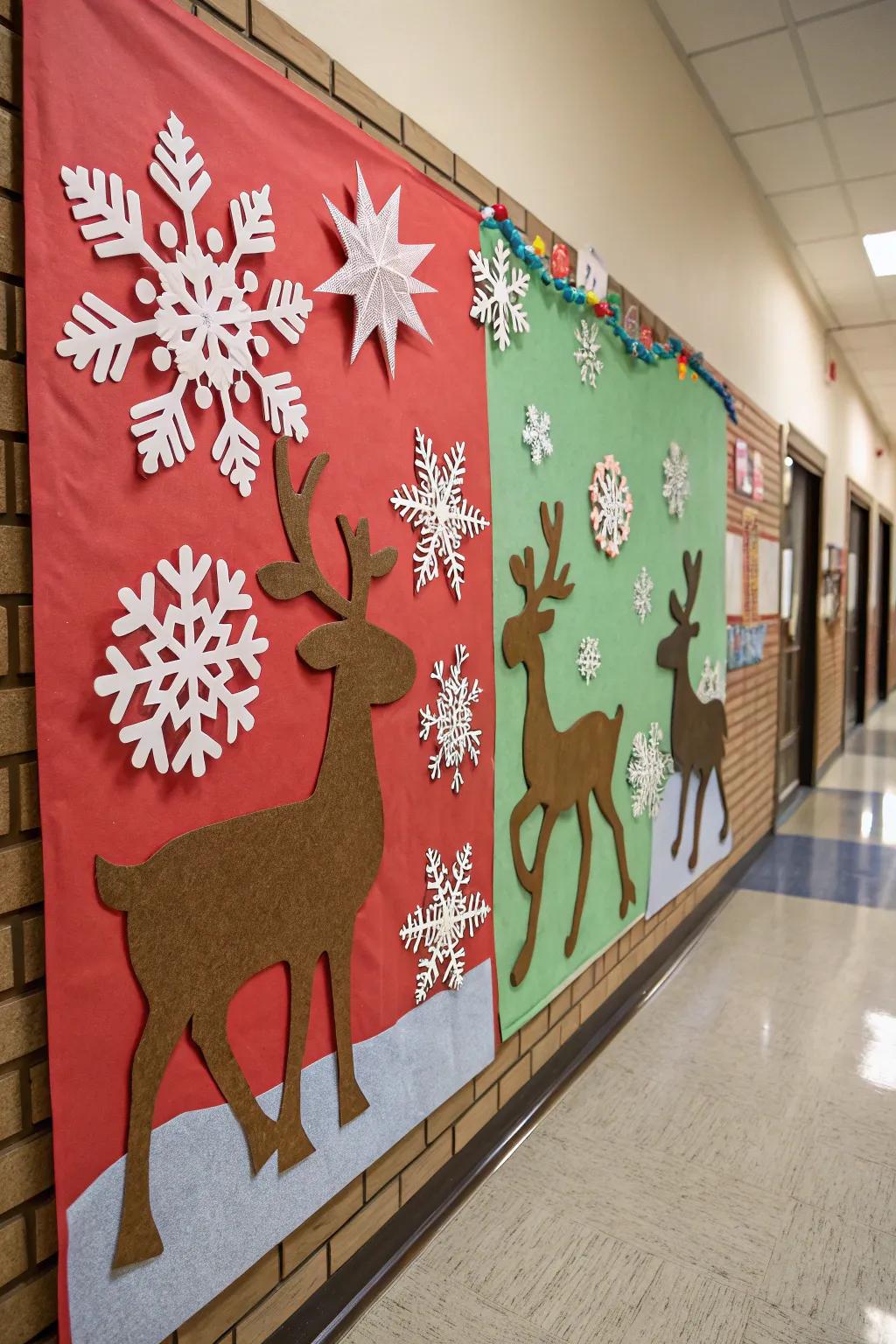 3D aspects bring your reindeer board to life.