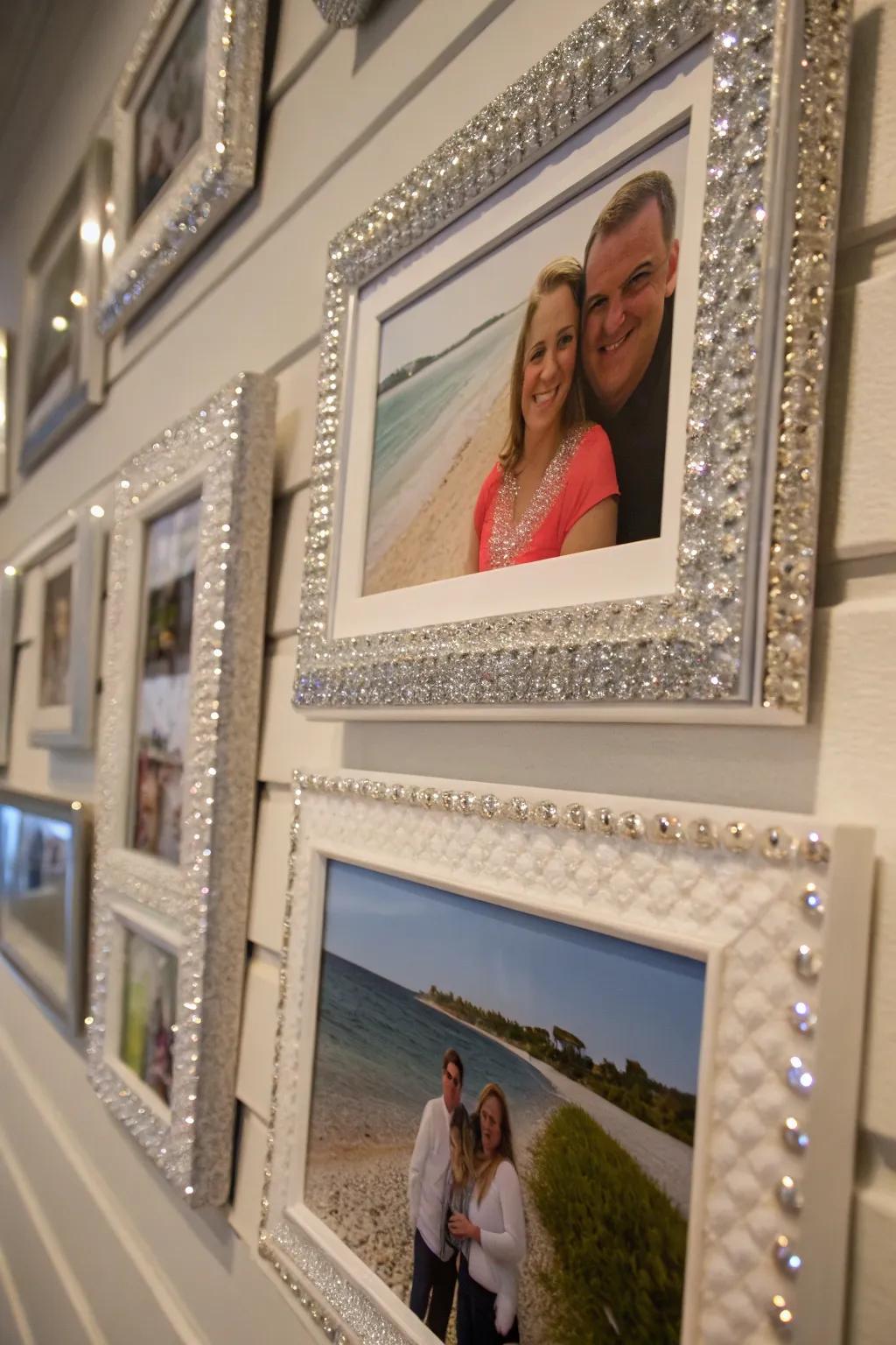 Focal gems highlight treasured memories.