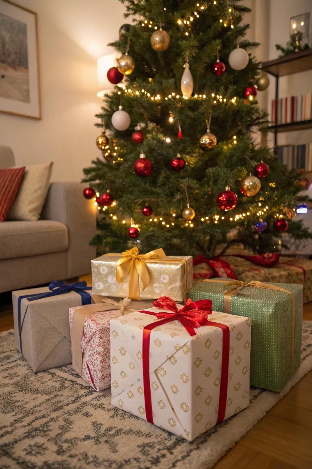 Render your presents particularly unforgettable with inventive band wrapping.