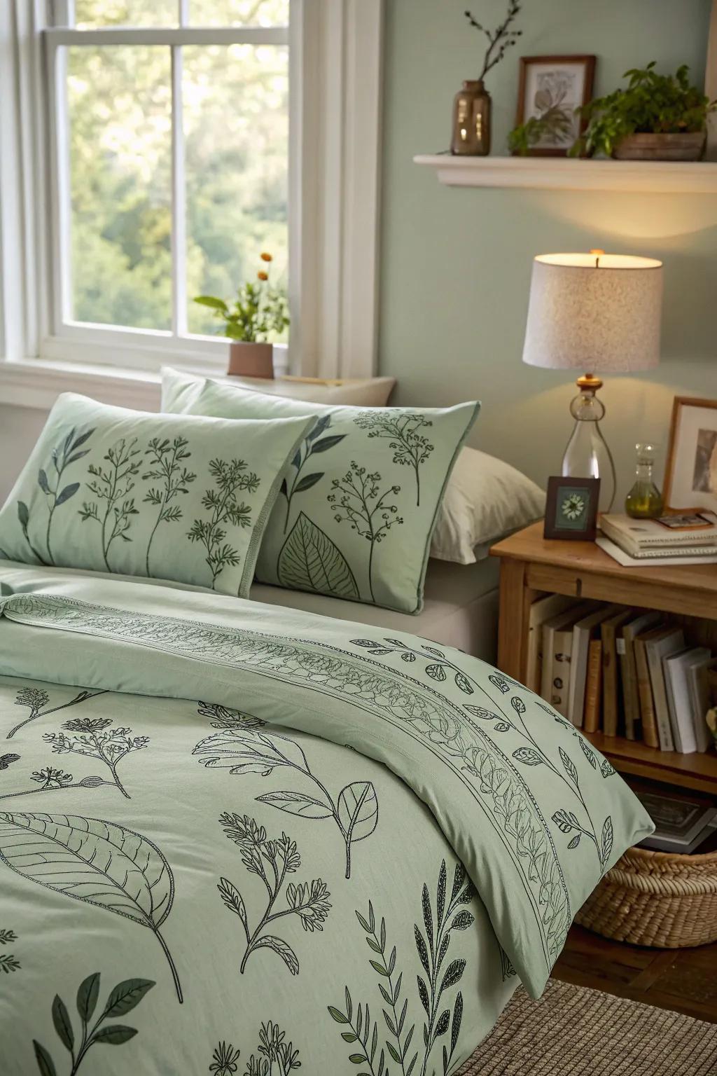 With botanical patterns, you can bring nature indoors.