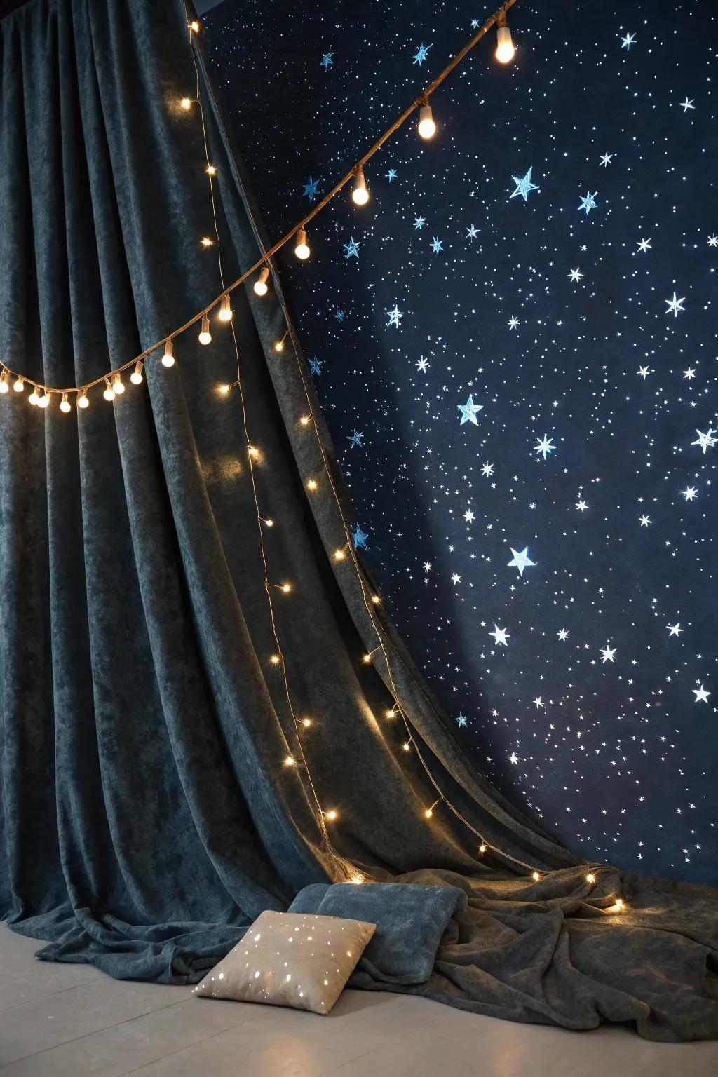 Capture the magic of your graduation with an enchanting starry night theme.