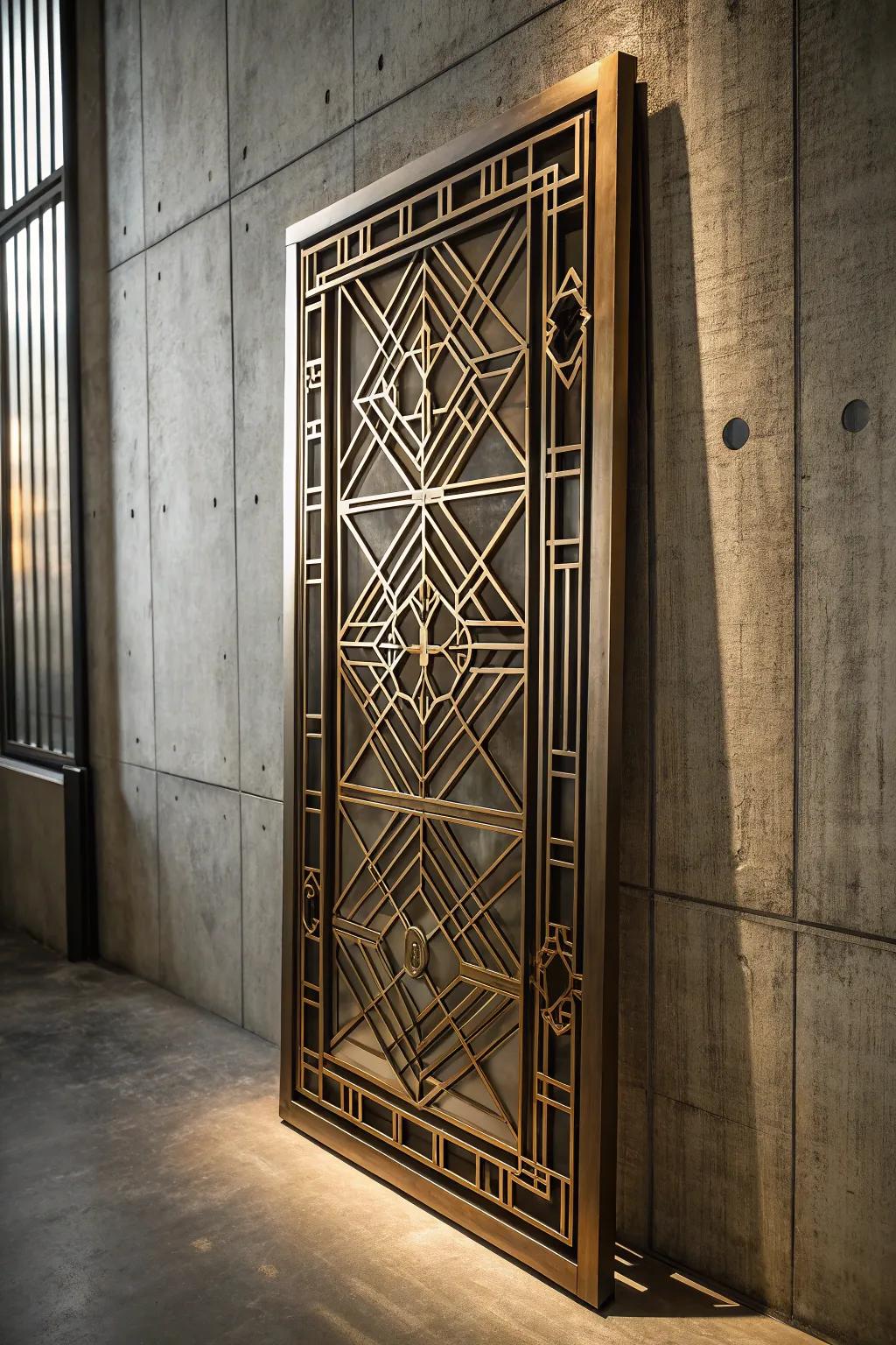 Transform your atmosphere incorporating artistry encompassing artisan metallic wall overlays.