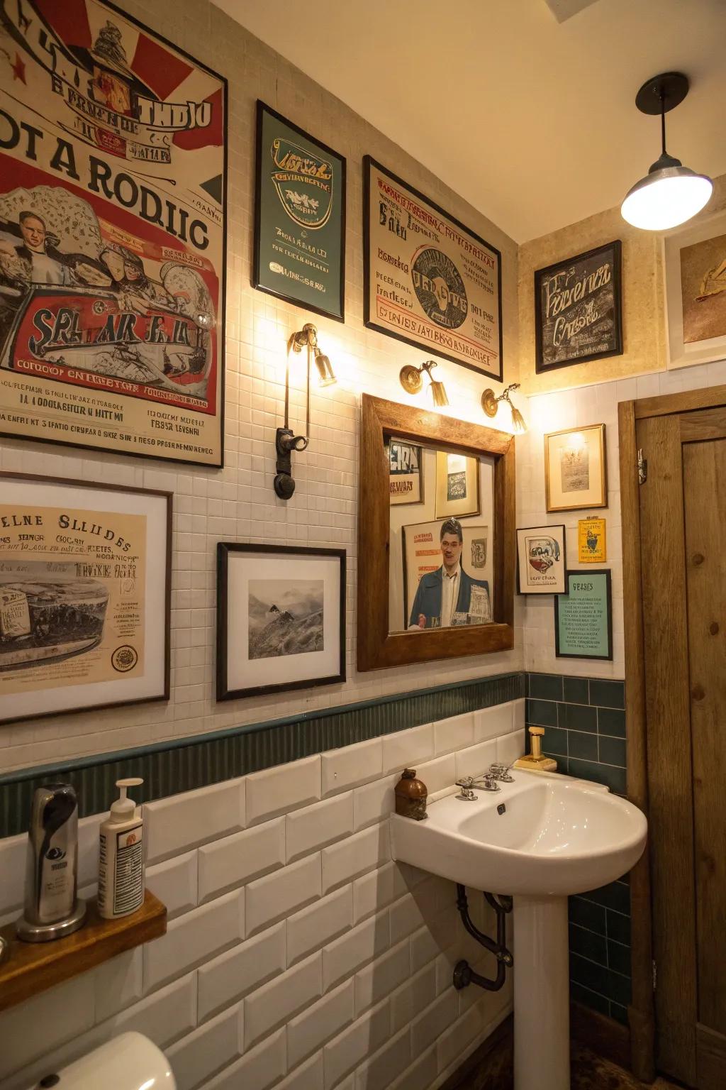Creative accents featuring classic signs.